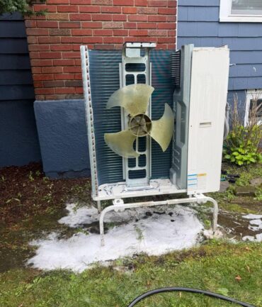 AC condenser coil deep cleaning and maintenance service, NJ